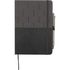 Chesapeake Recycled Journal, 5.5 x 8.5 Inches Debossing - Black - Detail