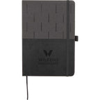 Chesapeake Recycled Journal, 5.5 x 8.5 Inches Debossing - Black - Front