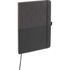 Chesapeake Recycled Journal, 5.5 x 8.5 Inches Debossing - Black - Right Angle