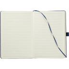 Chesapeake Recycled Journal, 5.5 x 8.5 Inches - Navy - Open
