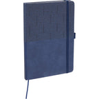 Chesapeake Recycled Journal, 5.5 x 8.5 Inches - Navy - Right Angle