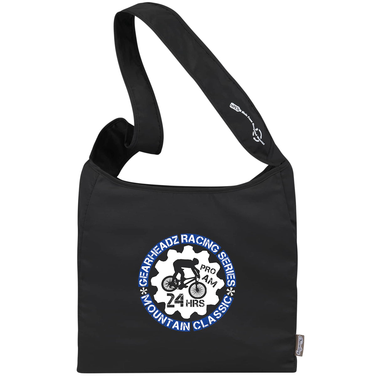 ChicoBag rePETe Crossbody Sling Tote Transfer - Black - Front