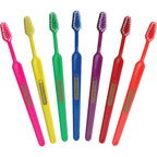 Child Size Toothbrush for Ages 4 to 8 - Blue - Front