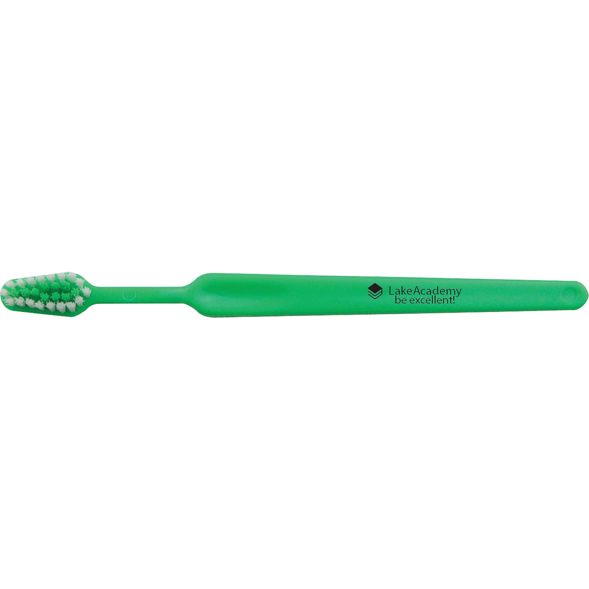 Child Size Toothbrush for Ages 4 to 8 - Green - Front 2