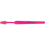 Child Size Toothbrush for Ages 4 to 8 - Neon Pink - Front 2