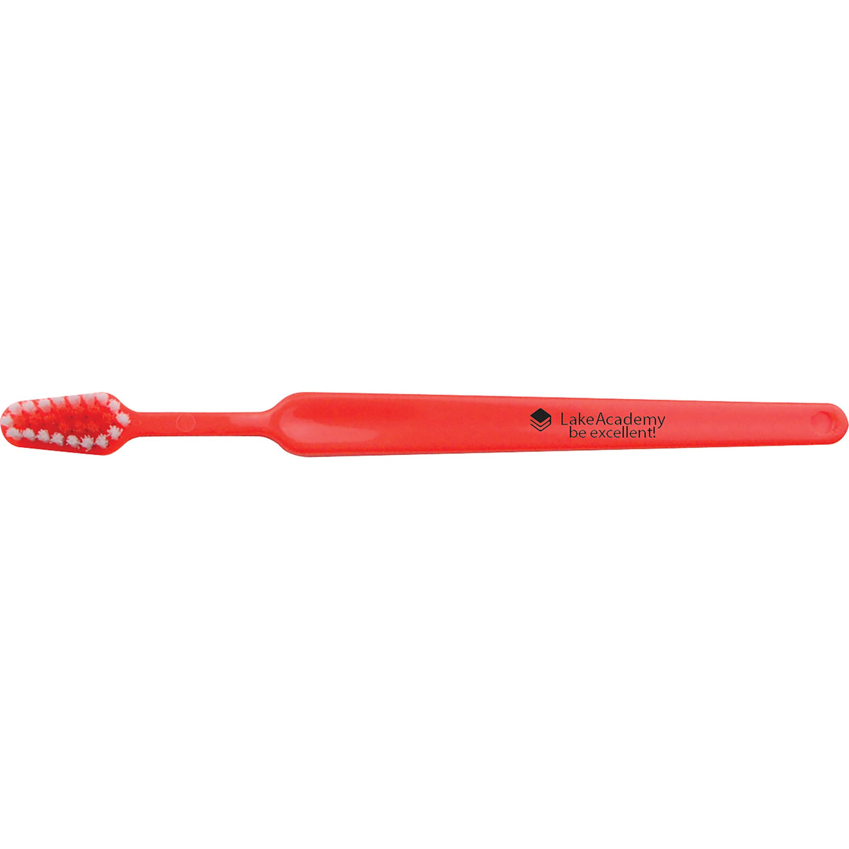 Child Size Toothbrush for Ages 4 to 8 - Orange - Front