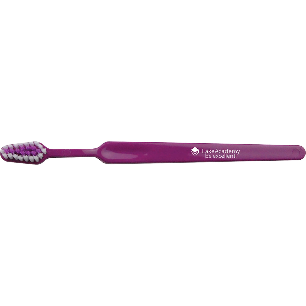 Child Size Toothbrush for Ages 4 to 8 - Purple - Front
