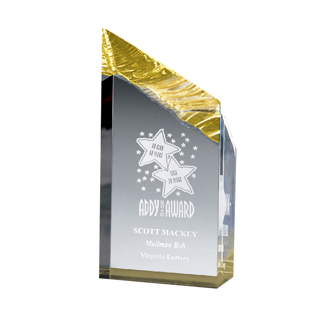 Chisel Tower Award, Medium - Gold - Laser
