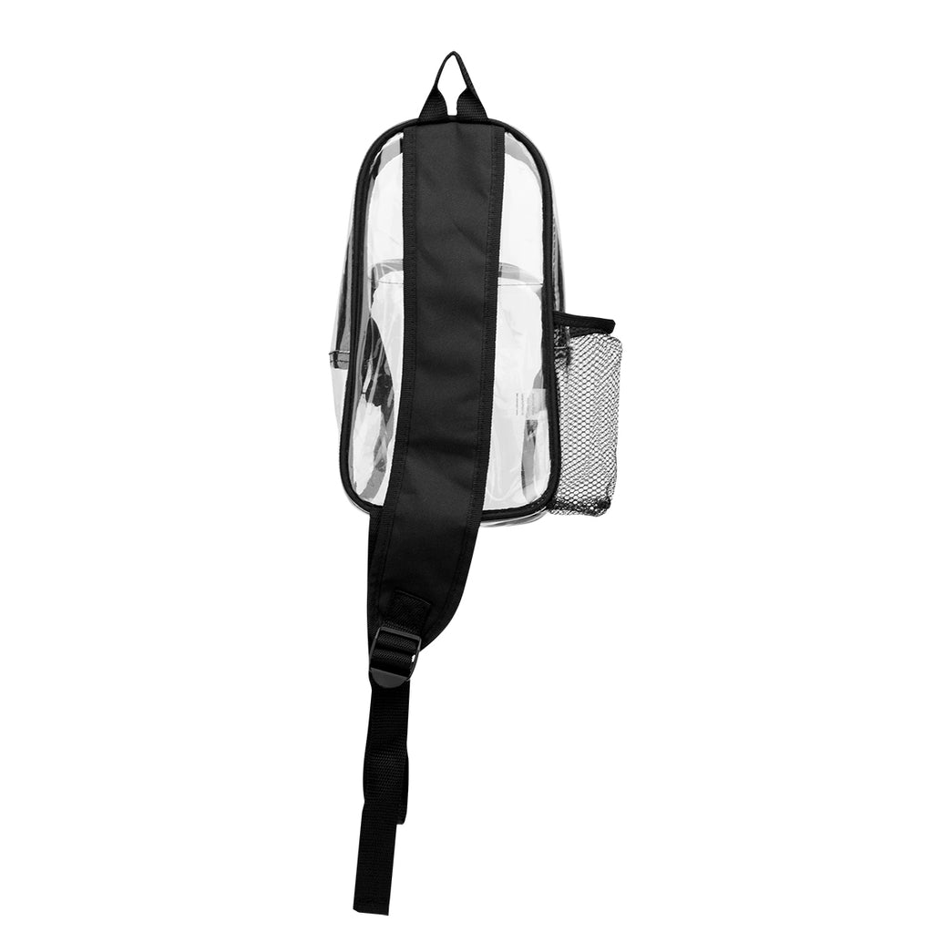 Chloe Crossbody Sling Bag, Clear - Back