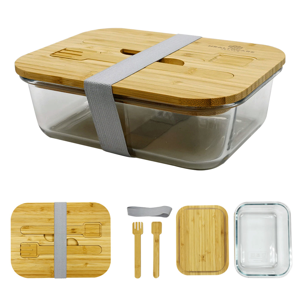 Chow Bella Bento Box in Glass - Chow Bella Glass Bento Box