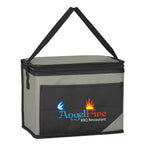 Chow Time Cooler Bag, Non-Woven - Black with Gray - Colorbrite