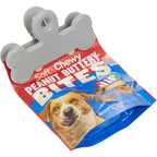 ChowTime Dog Bone Pet Food Bag Clip - Gray - Detail