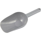ChowTime Pet Food Scoop with Measuring Marks - Gray - Right Angle