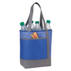 Chrome Non-Woven Lunch Cooler for 9 Cans - Royal - Photo 2
