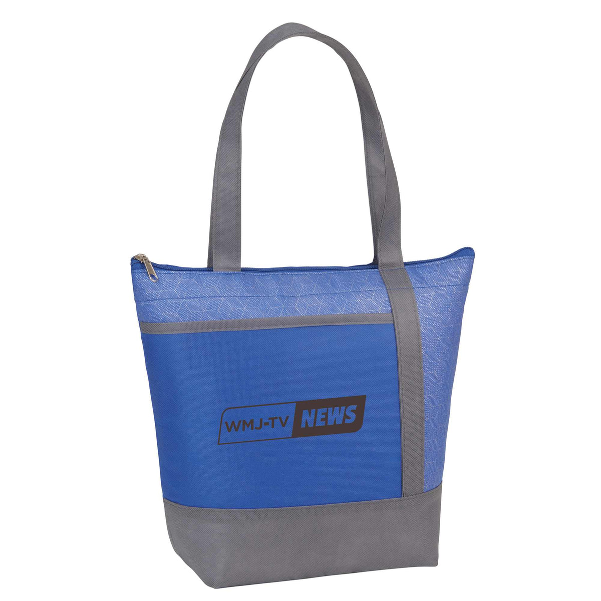 Chrome Non-Woven Lunch Cooler for 9 Cans - Royal - Photo