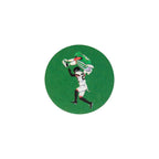 Circular Acrylic Golf Ball Marker - White - Full Color