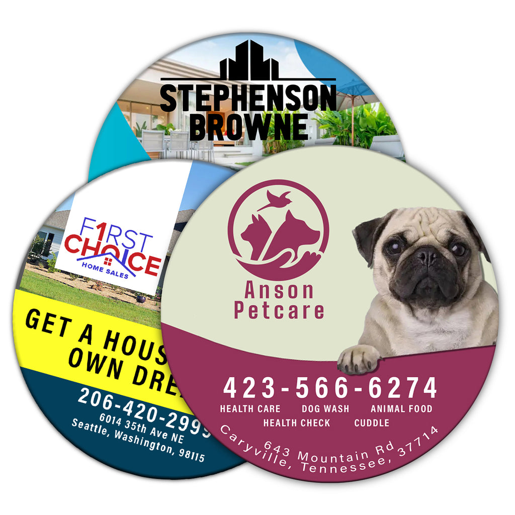 Circular Magnet, 5 Inch - 5" Circle Magnet