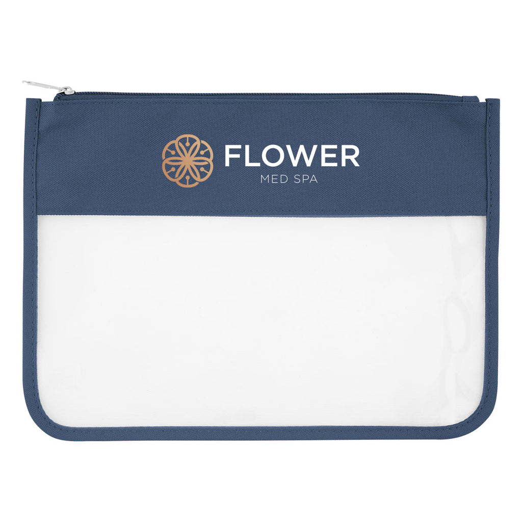 Clarice Toiletry Bag in EVA - Navy - Colorbrite
