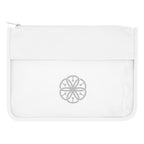 Clarice Toiletry Bag in EVA - White - Silk Screen