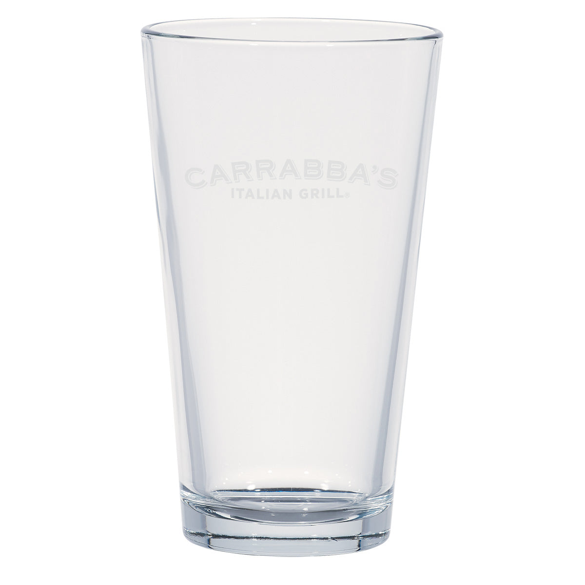 Classic Ale Pint Glass, 16 oz - Clear - Etchedlook