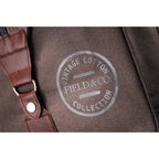 Classic Cotton Canvas Duffel Bag with Clip Down Sides, 20 Inches Debossing - Gray - Photo 5