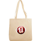 Classic Cotton Canvas Meeting Tote, 6 oz Transfer - Natural - Front 2