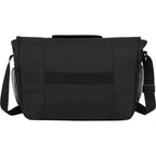 Classic Laptop Messenger Bag in Recycled Polyester Transfer - Black - Back