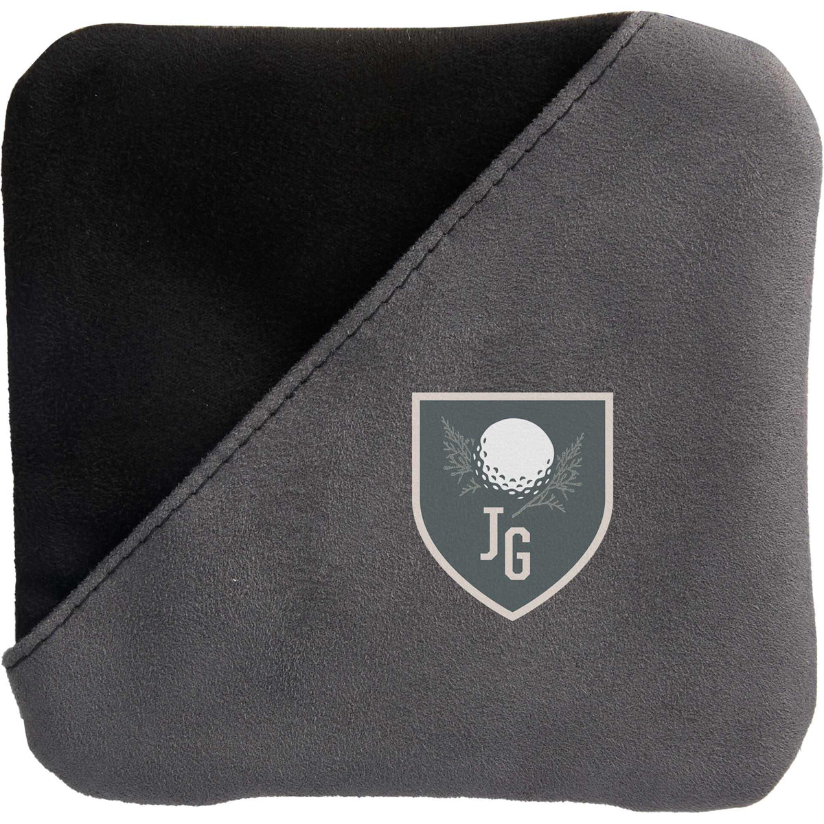 Clean Screen Pocket Cleaning Cloth Full Color - Black - Front