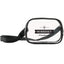 Clear Crossbody Pack for Stadiums and Concerts - Black - Front