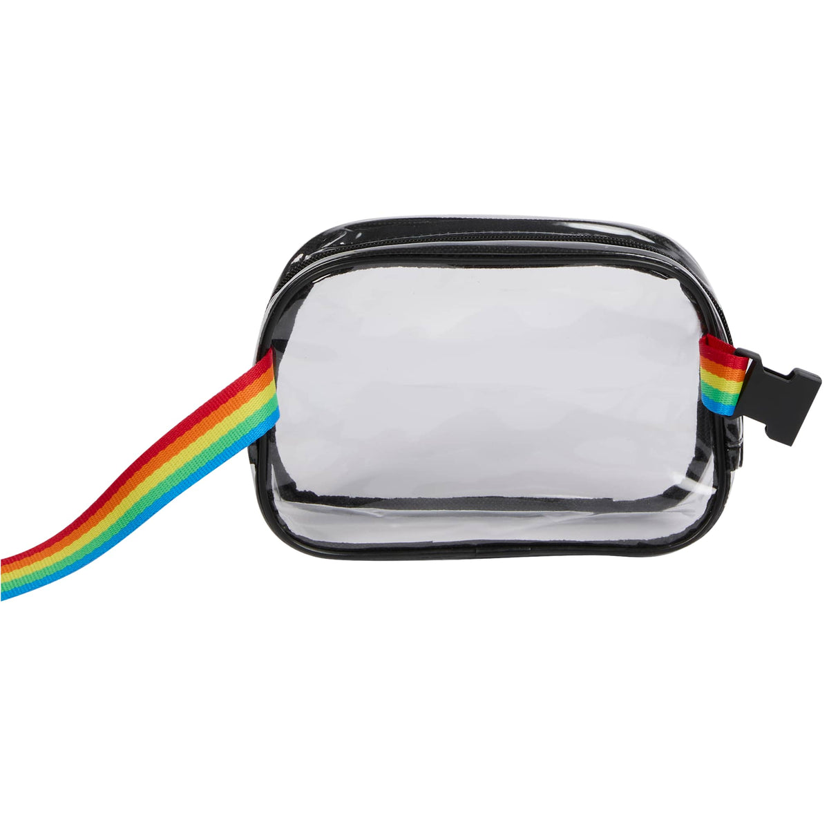 Clear Crossbody Pack for Stadiums and Concerts - Rainbow - Back