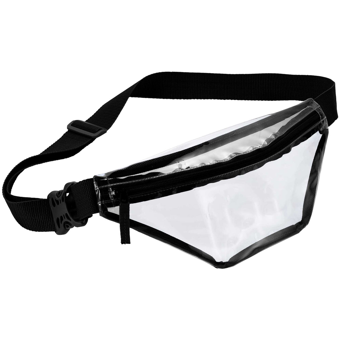 Clear Stadium Fanny Pack in PVC - Black - Photo 2