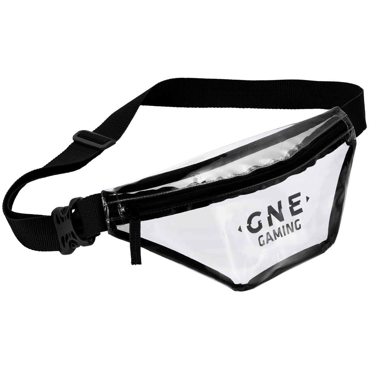 Clear Stadium Fanny Pack in PVC - Black - Photo