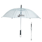 Clear Umbrella, 46 Inch Arc - Silk Screen
