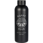 Cleave Single Wall Bottle in Recycled Steel, 25 oz - Black - Front