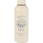 Cleave Single Wall Bottle in Recycled Steel, 25 oz - Cream - Front
