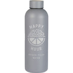Cleave Single Wall Bottle in Recycled Steel, 25 oz - Stone - Front