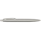 Click Ballpoint Pen in Recycled Stainless Steel - Silver - Back 3