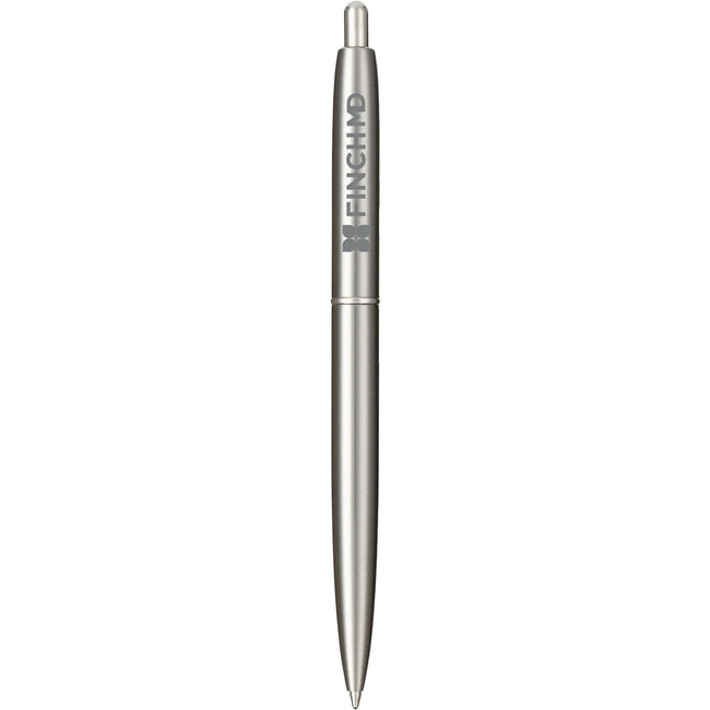 Click Ballpoint Pen in Recycled Stainless Steel