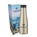 Clinch Stainless Steel Bottle, Boxed, 20 oz - 20 Oz. Clinch Stainless Steel Bottle With Custom Box