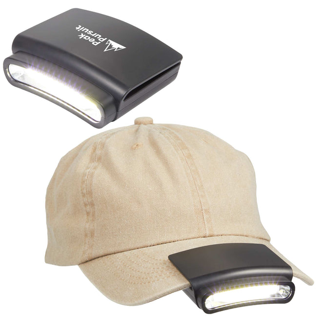 Clip and Go Rechargeable Headlamp with Hat Clip