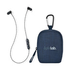 Clip and Go Wireless Earbuds with Mini Pouch Bag Charm - Navy Heather - View 1