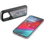 Clip Clap Mini Clip-On Bluetooth Speaker Full Color - Black - Right Angle
