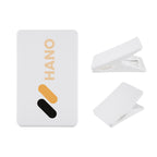 Clip in Recycled ABS - White - Full Color