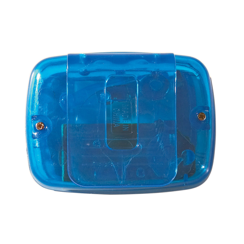 Clip-On Step Counter - Blue - Back