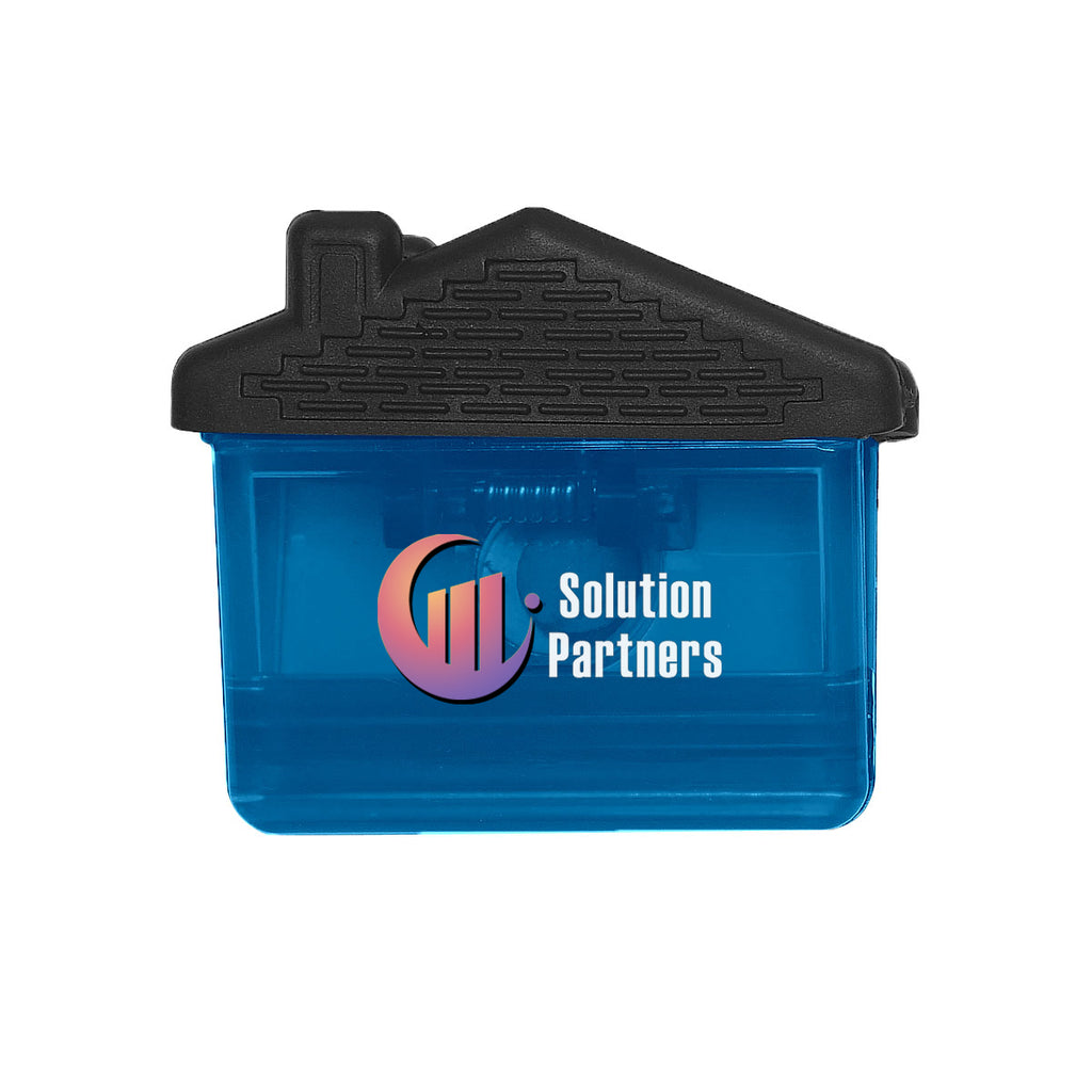 Clip Shaped Like a House - Blue - Full Color