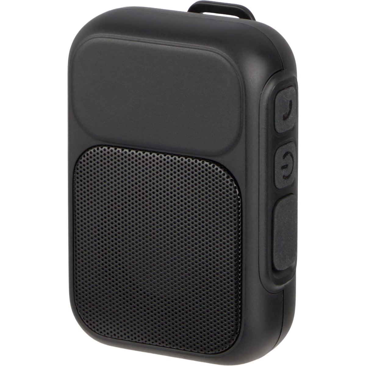 Clip Tune Magnetic Speaker with Clip, Bluetooth 6.0 Full Color - Black - Front Left Angle