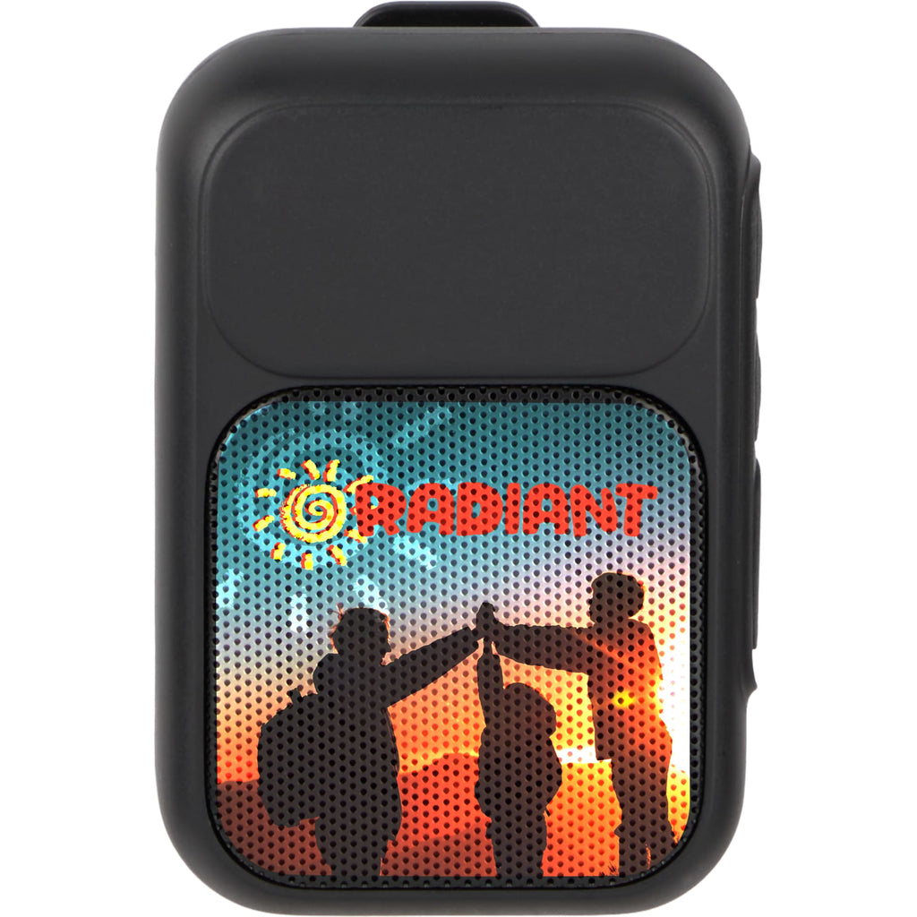 Clip Tune Magnetic Speaker with Clip, Bluetooth 6.0 Full Color - Black - Front