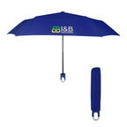 Clipper Compact Telescopic Umbrella, 38 Inch Arc - Royal Blue - Colorbrite