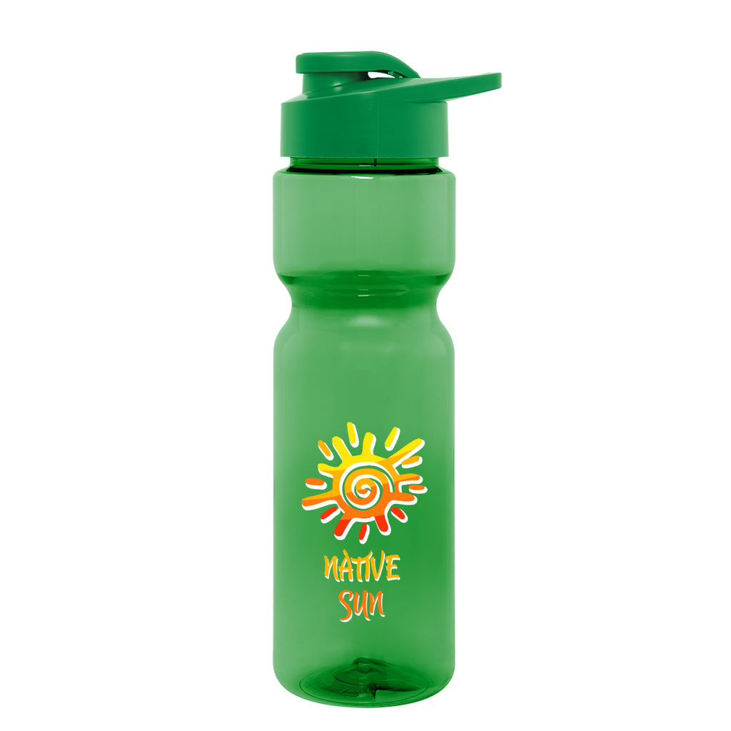 Clutch Bottle in Full Color, 28 oz - Green - Colorbrite