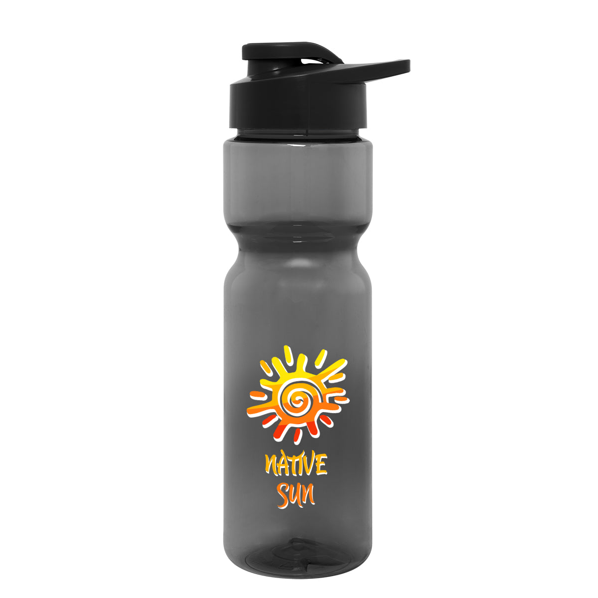 Clutch Bottle in Full Color, 28 oz - Smoke - Colorbrite